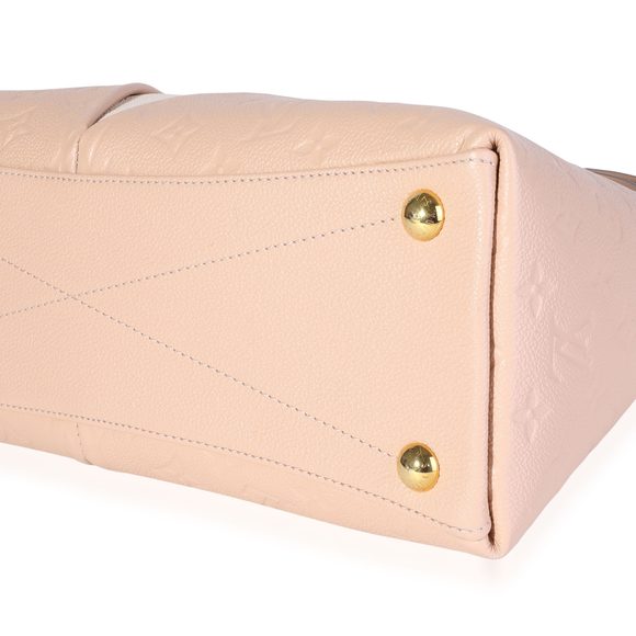 Louis Vuitton Cream & Beige Monogram Empreinte V Tote MM - Picture 6 of 8